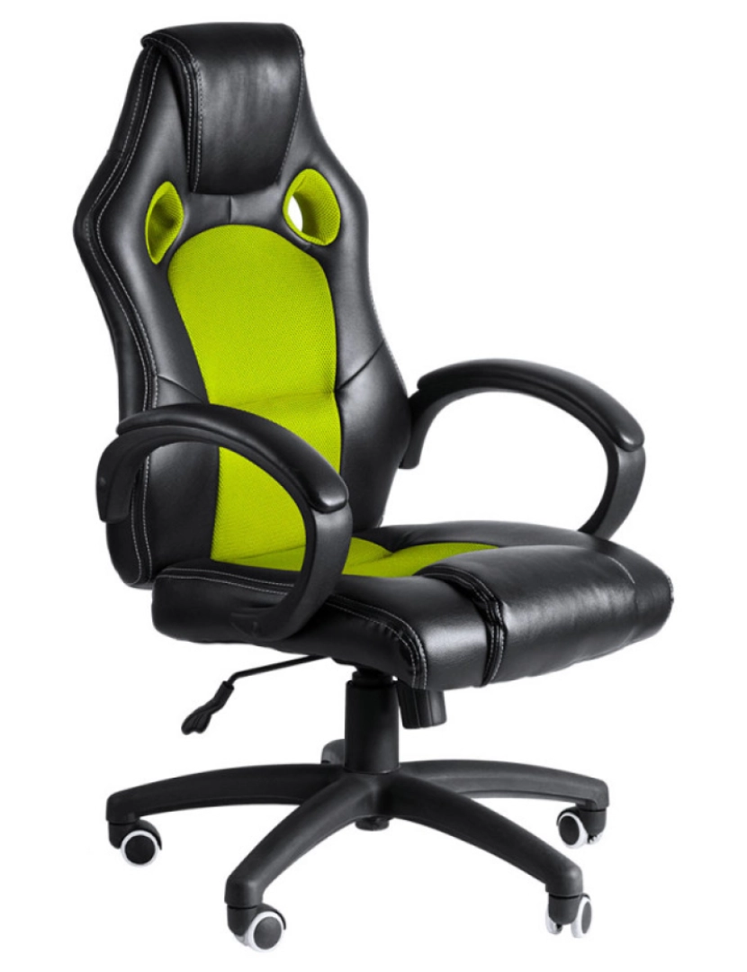 imagem de Cadeira Pro - Verde e Preto1