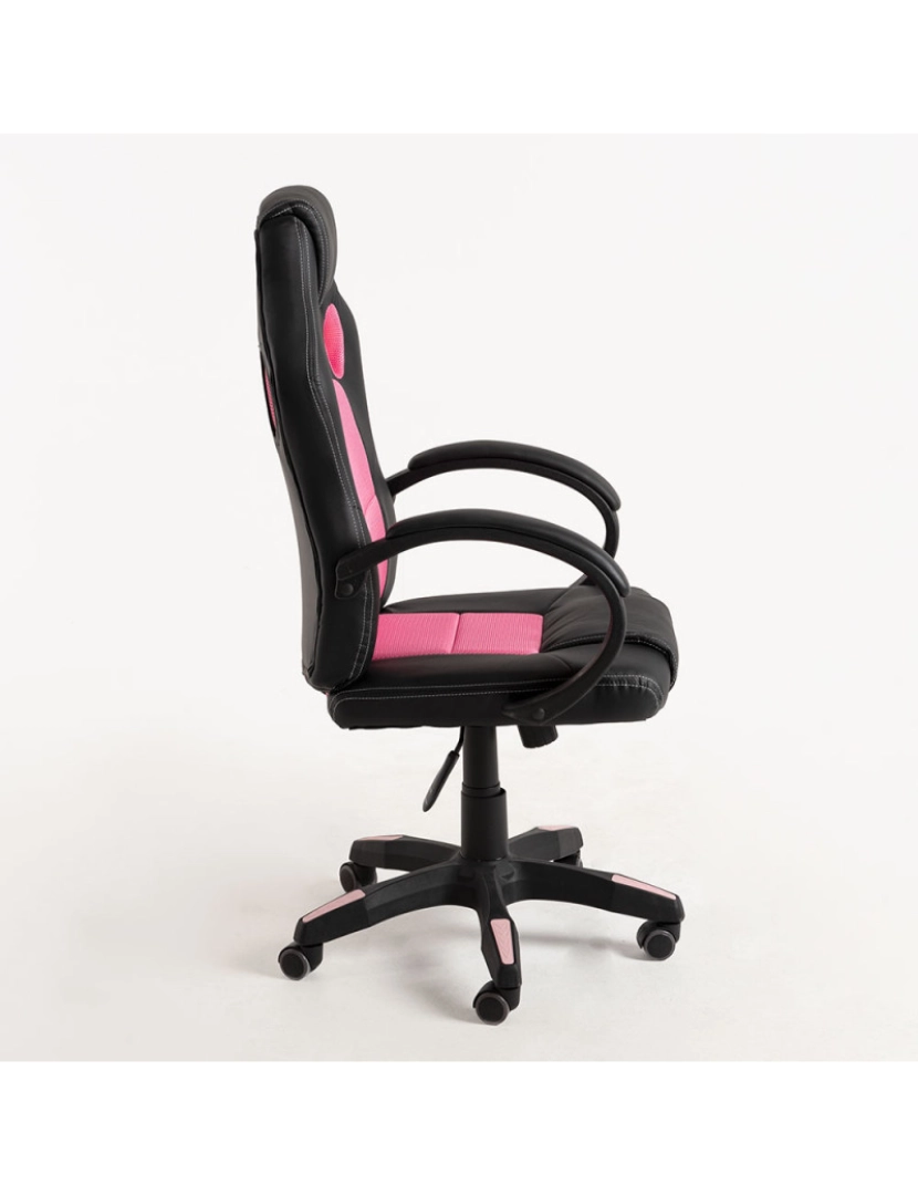 imagem de Cadeira Pro - Rosa e preto3