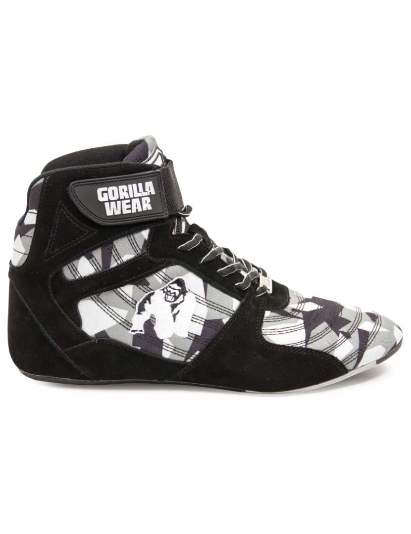 Gorilla Wear - Perry elevado topos Pro - preto/cinzento Camo - EU 36