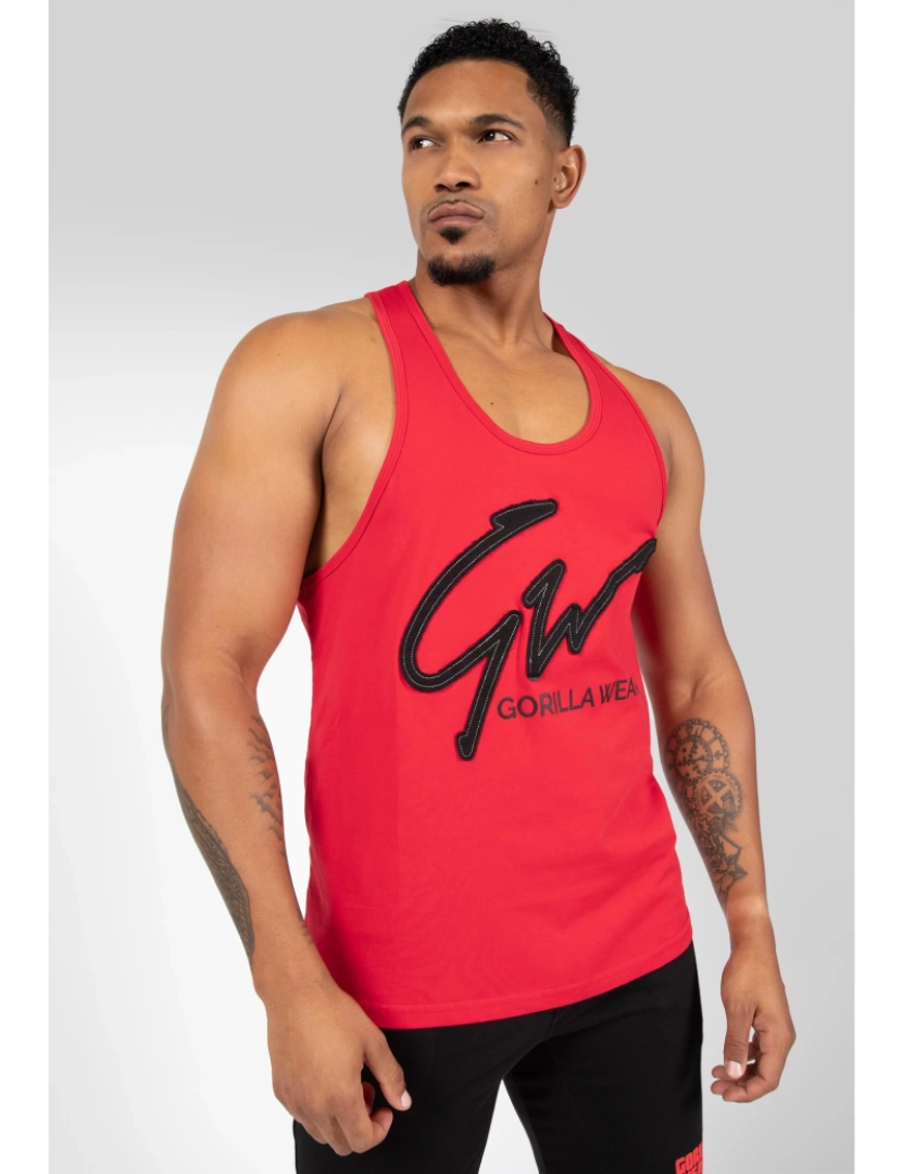 Gorilla Wear - Evansville camisola regata - Vermelho - S