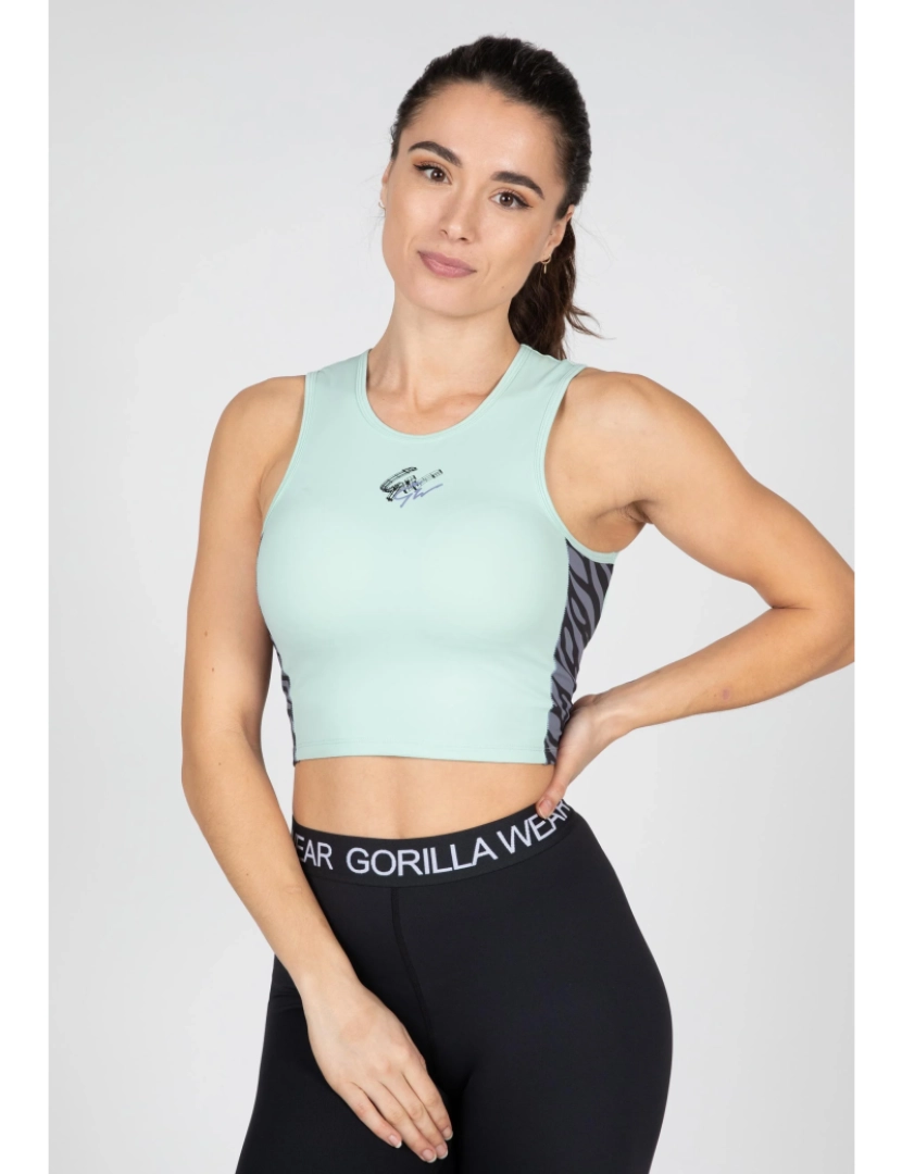 Gorilla Wear - Zion topde colheita - Verde - XS