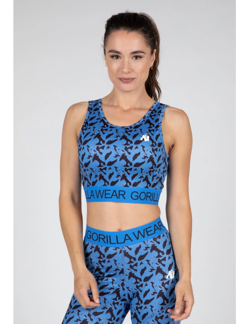 Gorilla Wear - Top Osseo Crop - Azul