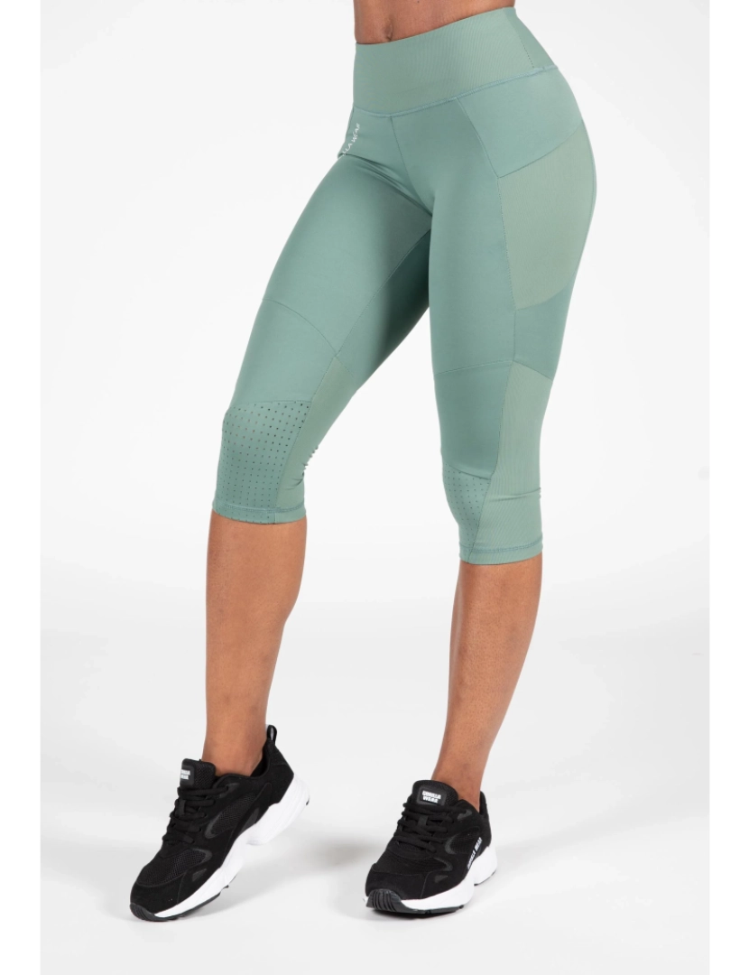 Gorilla Wear - Monroe cortado Leggings - Verde - XS