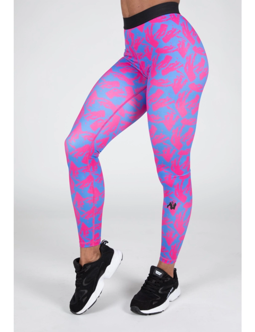 Gorilla Wear - Colby Leggings - azul/Rosa - XS