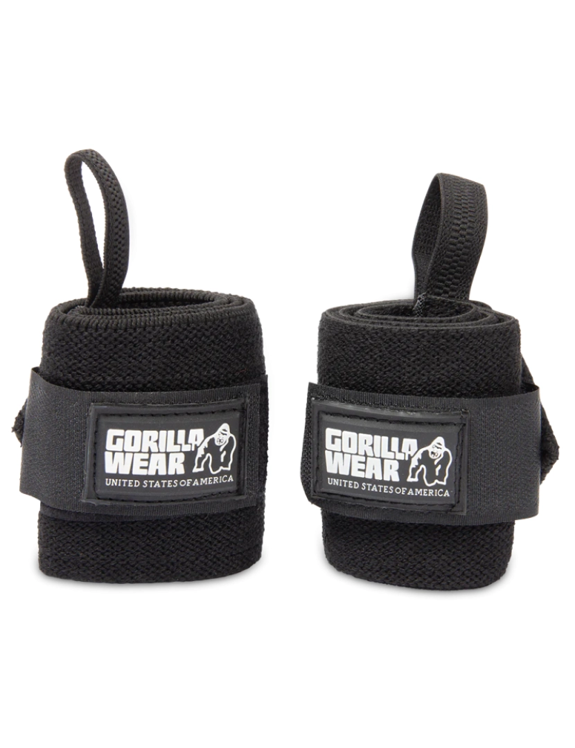 Gorilla Wear - Wrist invólucros BASIC - preto - tamanho único