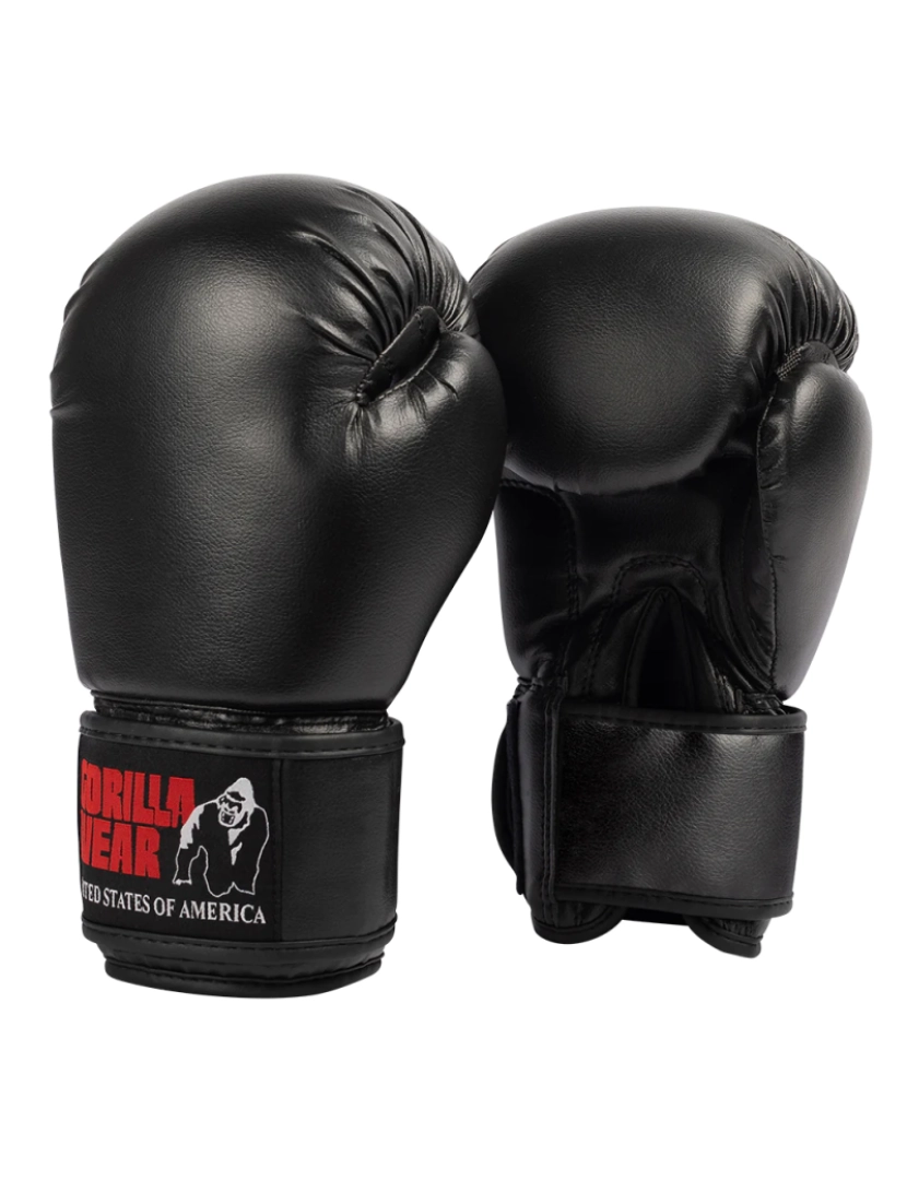 Gorilla Wear - Mosby boxe luvas - preto - 8oz