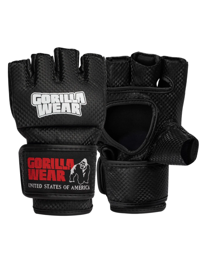 Gorilla Wear - Manton MMA luvas (With Thumb) - preto - S/M