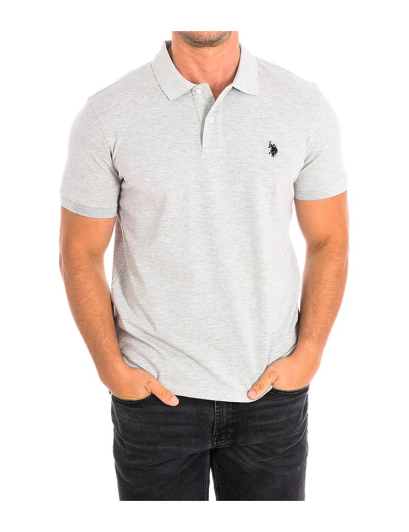 U.S. Polo Assn. - Polo Homem Cinzento