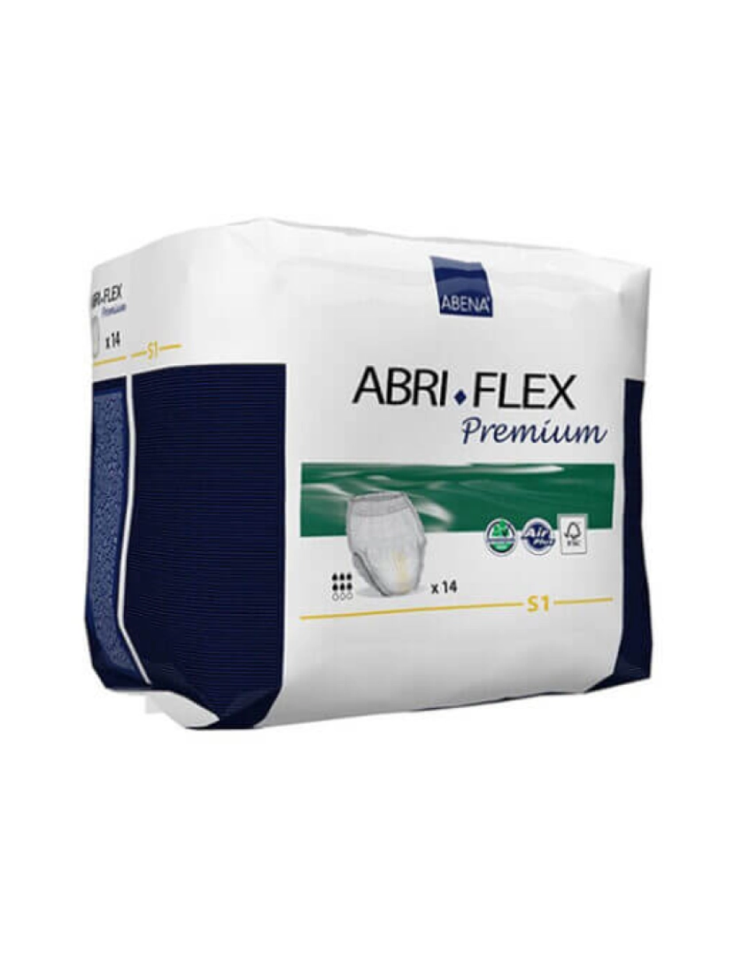 imagem de Fraldas Cueca Abena AbriFlex Premium S1 (Pack 6×14 Un)2