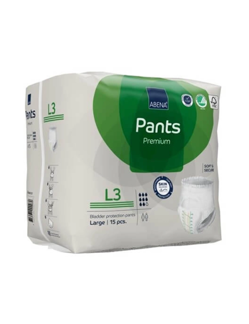 imagem de Fraldas Cueca Abena Pants Premium L3 (15 Un)1