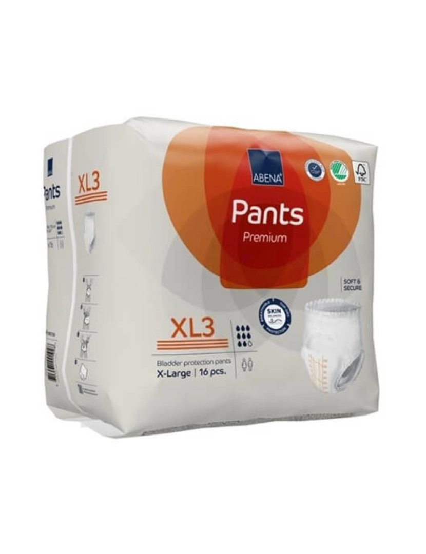 imagem de Fraldas Cueca Abena Pants Premium XL3 (16 Un)1