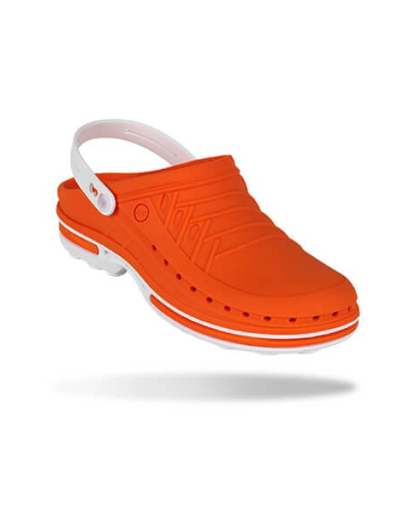 imagem de Socas WOCK CLOG Laranja/Branco1