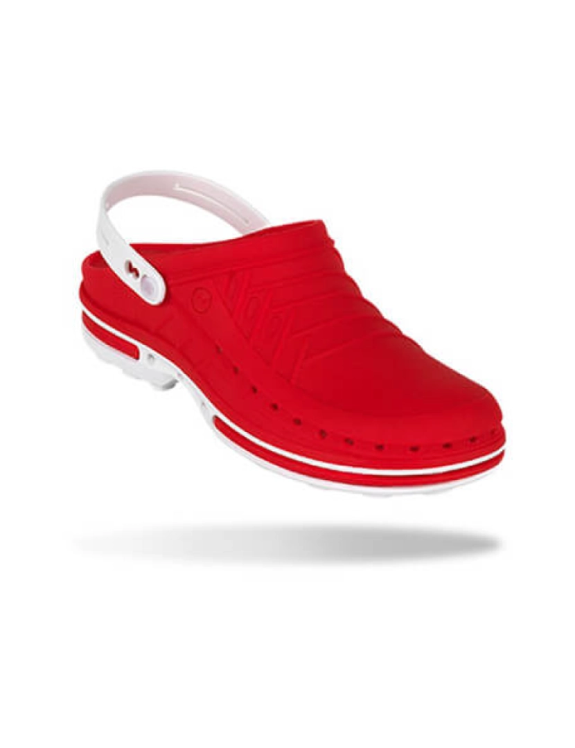 imagem de Socas WOCK CLOG Vermelho/Branco1