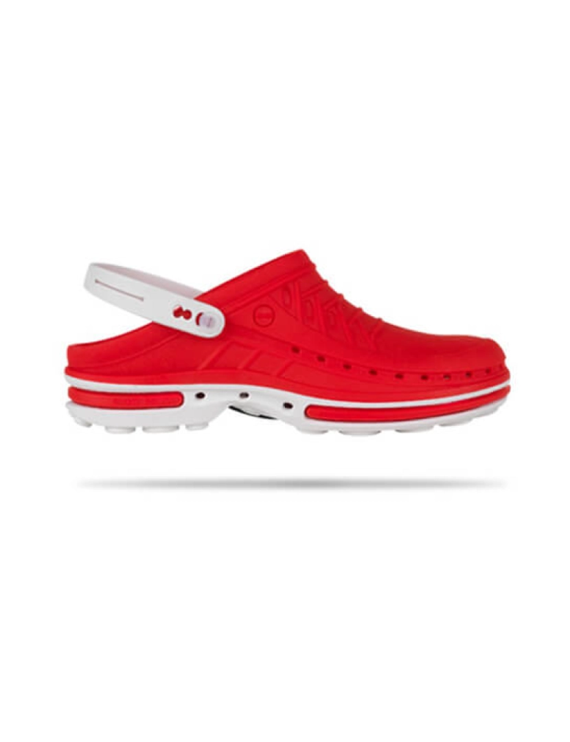 imagem de Socas WOCK CLOG Vermelho/Branco2