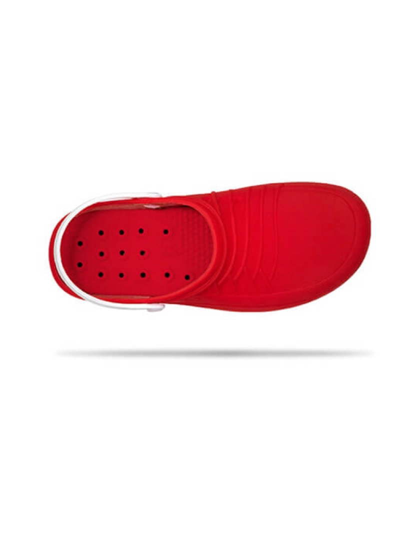 imagem de Socas WOCK CLOG Vermelho/Branco3