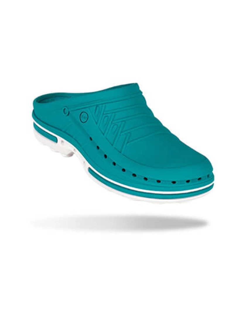 imagem de Socas WOCK CLOG Verde/Branco1