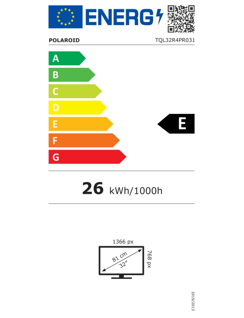 imagem de POLAROID - Televisor LED HD de 32'' - com sintonizador triplo USB e HDMI - saída para auscultadores4