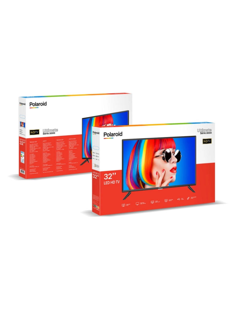 imagem de POLAROID - Televisor LED HD de 32'' - com sintonizador triplo USB e HDMI - saída para auscultadores6