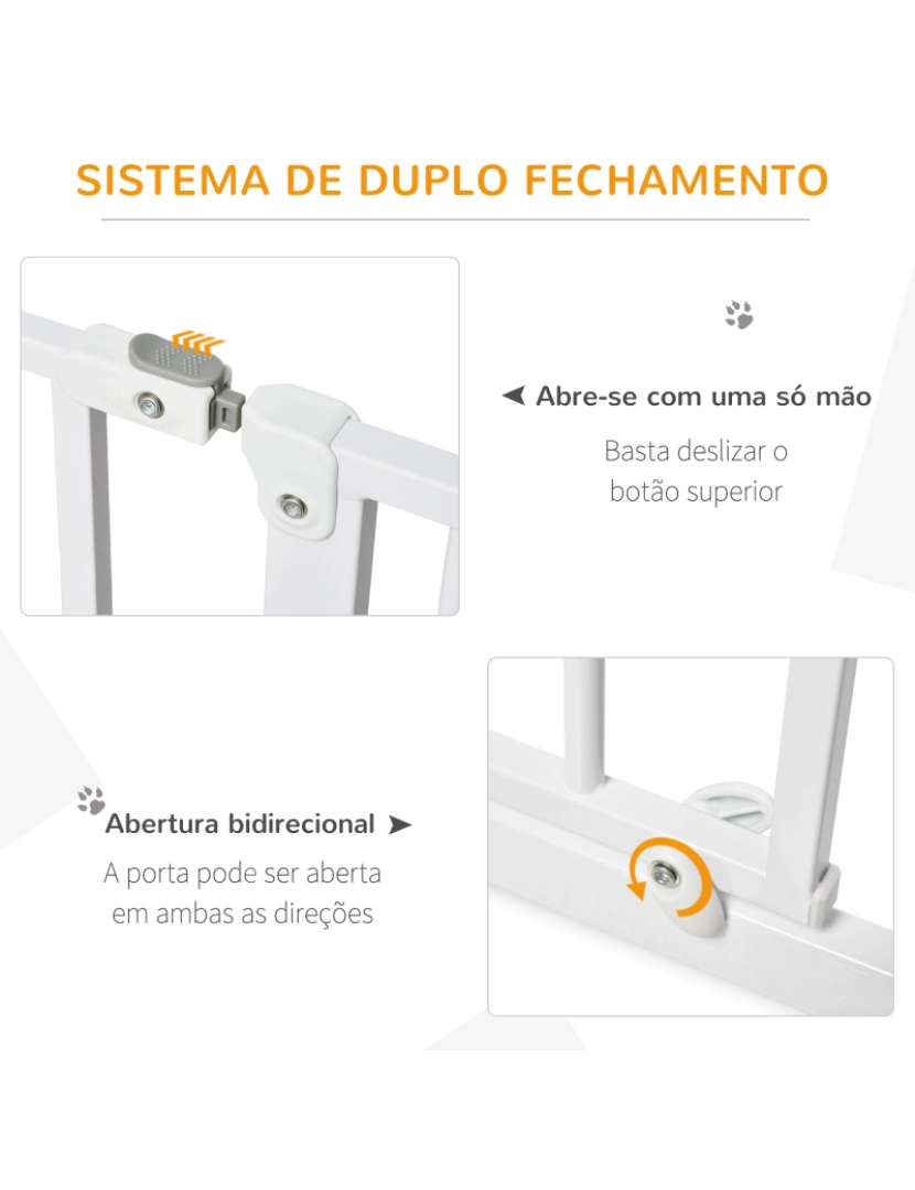 imagem de Barreira de Segurança 73x3,8x76cm cor branco D06-109V024