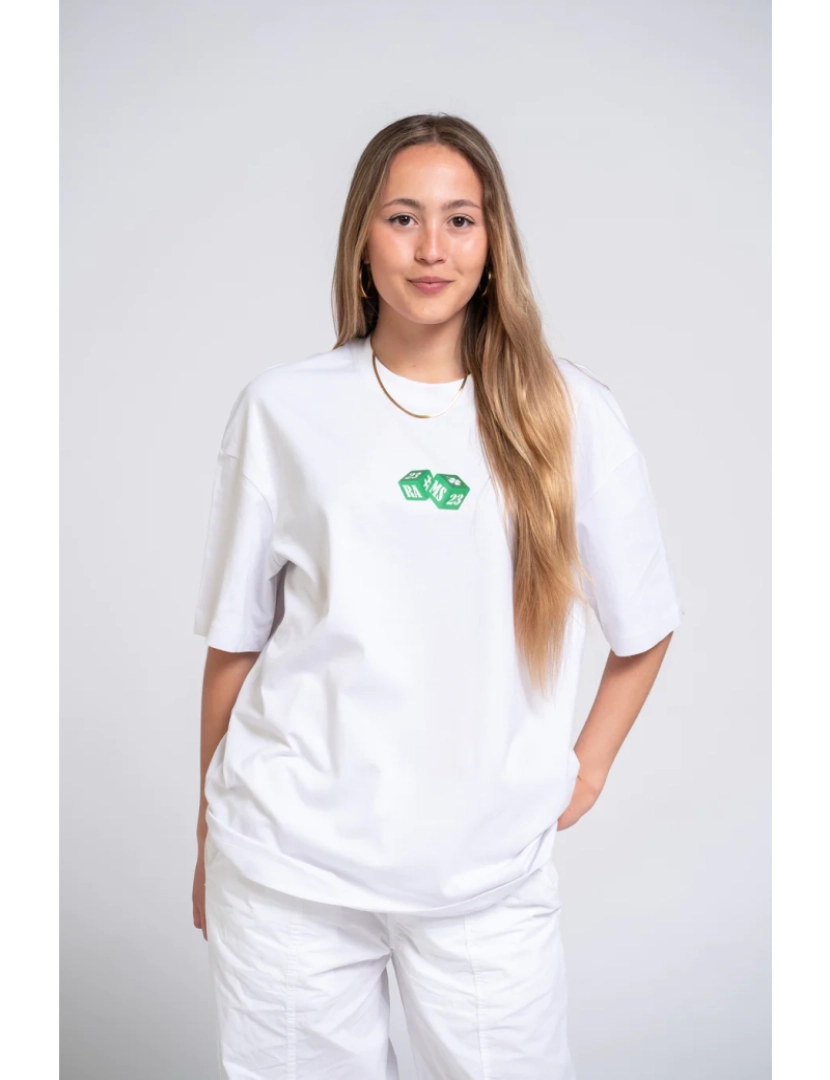 imagem de Rams 23 Vida tem muitas caras t-shirt branca1