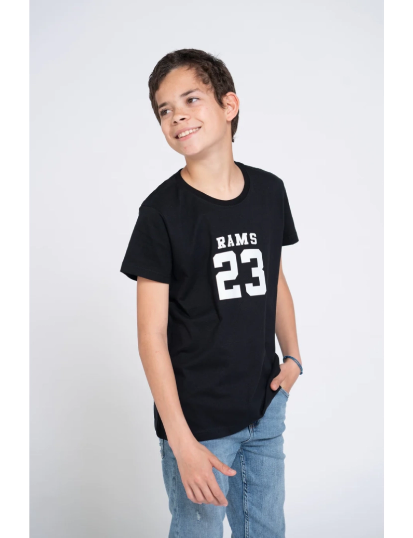 Rams 23 - T-shirt clássico do miúdo preto