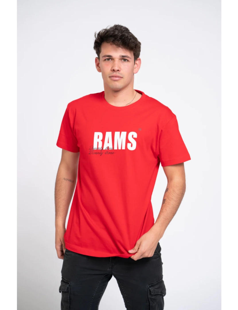 Rams 23 - T-shirt vermelho Registrado Imprimir