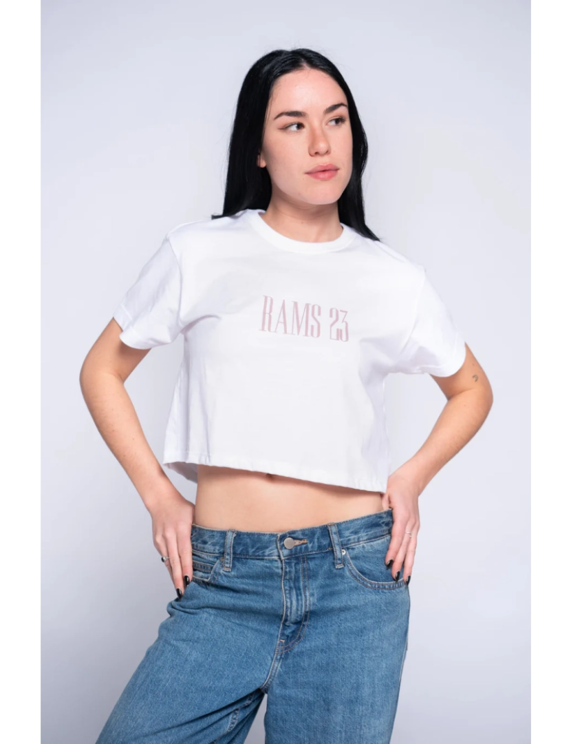 Rams 23 - T-shirt branca impressa