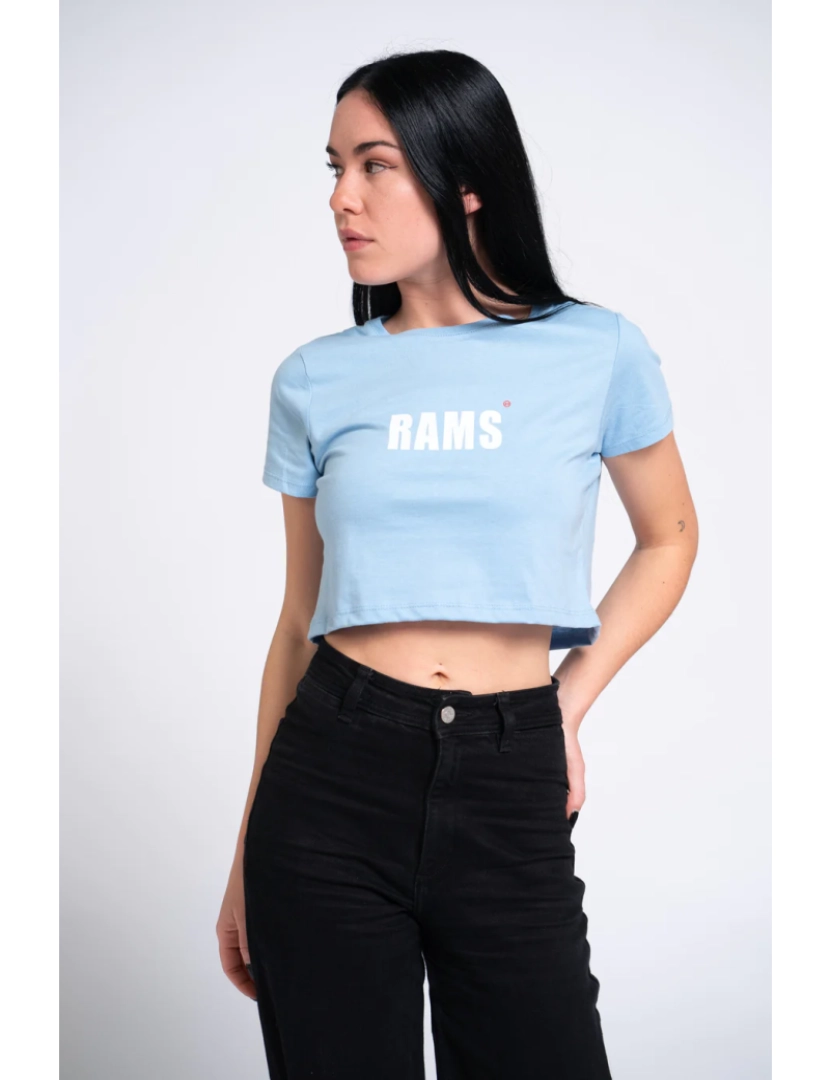Rams 23 - T-shirt azul gravado