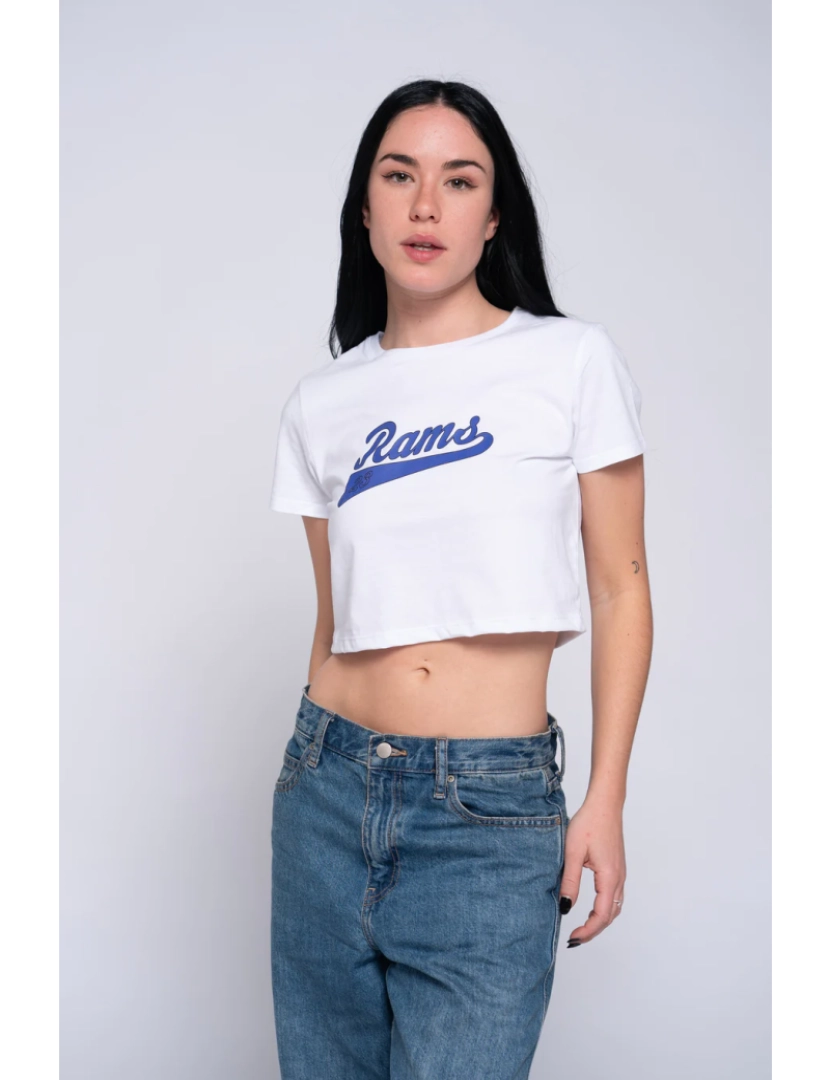 Rams 23 - T-shirt branca de impressão vintage