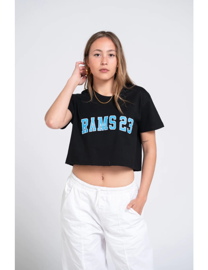 Rams 23 - T-shirt preto impresso Universidade Azul