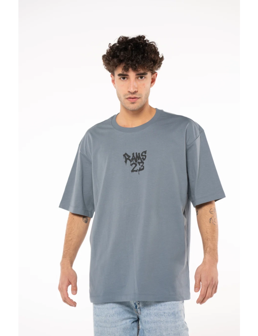 Rams 23 - Hip-Hop impresso camiseta azul