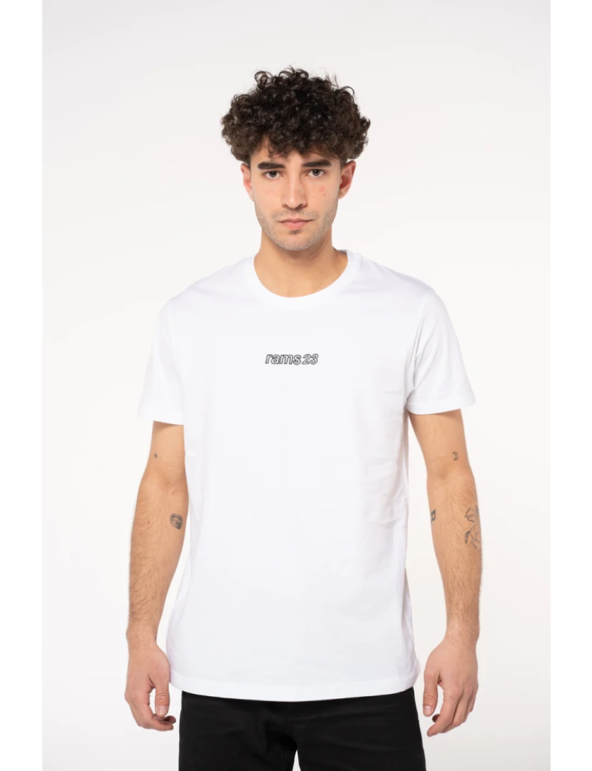 imagem de T-shirt branca pequeno Delantero1
