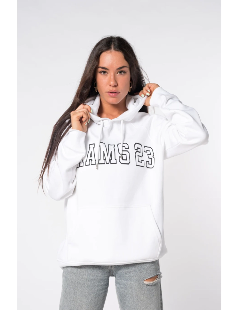 Rams 23 - Camiseta branca orgânica de Silueta