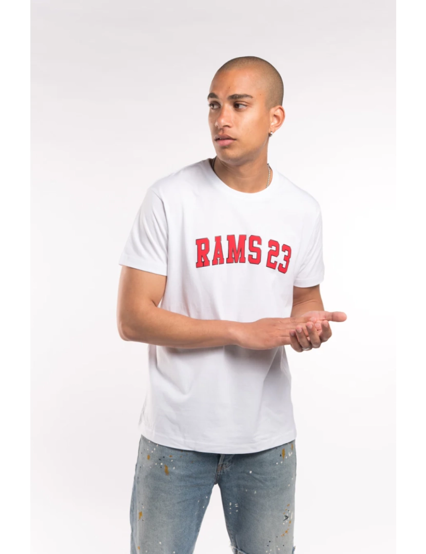 Rams 23 - T-shirt branca impresso Universidade