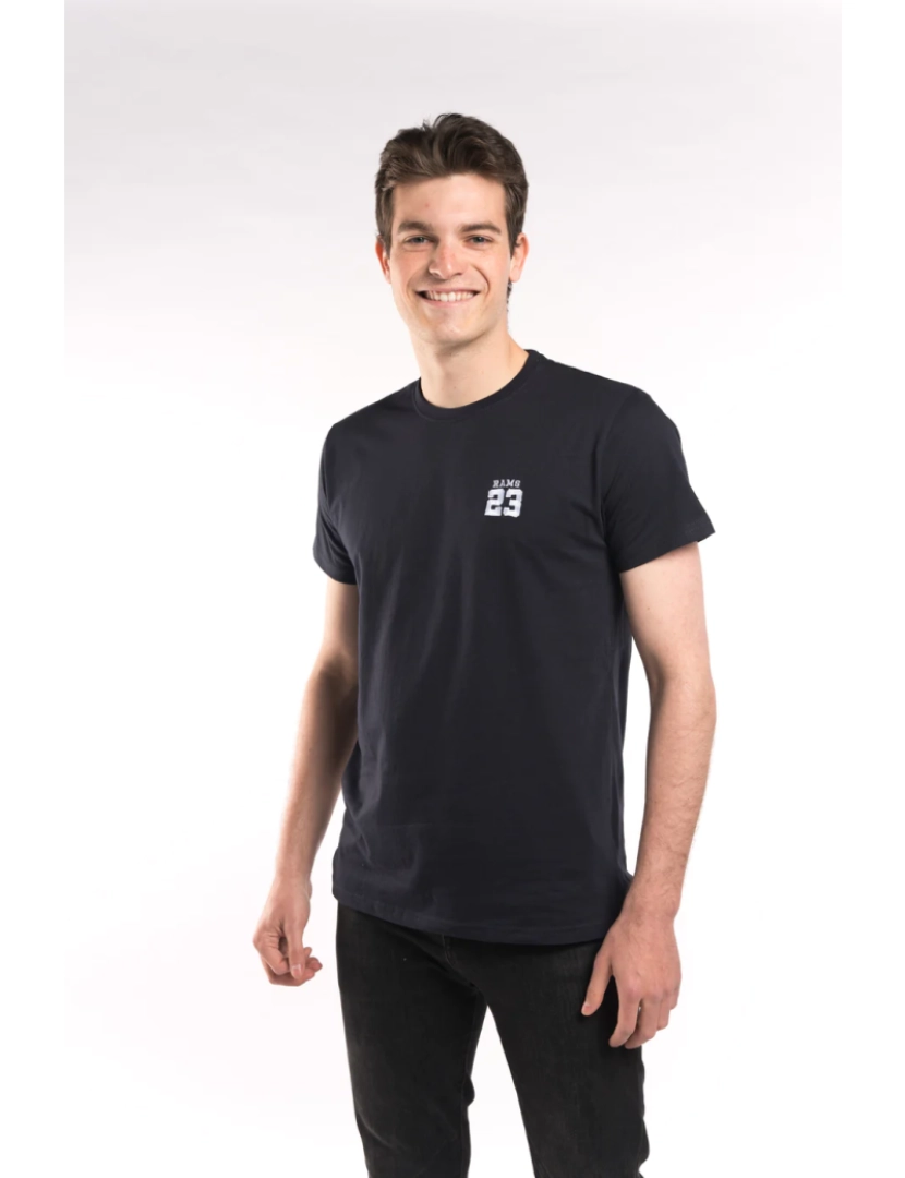Rams 23 - T-shirt preta clássica