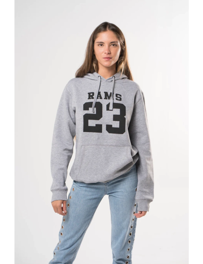 Rams 23 - Camiseta cinza clássico logotipo