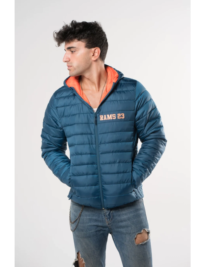 imagem de Azul Plumãn Jacket com Vinilo Rams231