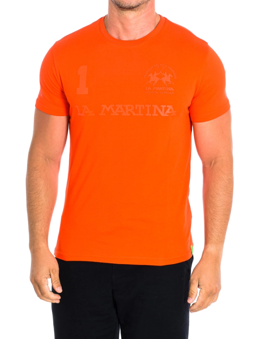 La Martina - T-Shirt Homem Laranja