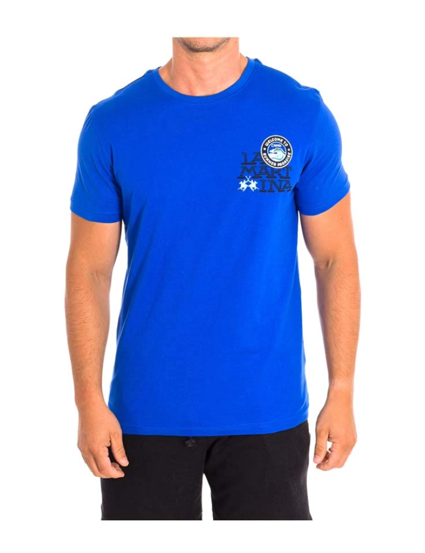 La Martina - T-Shirt Homem Azul