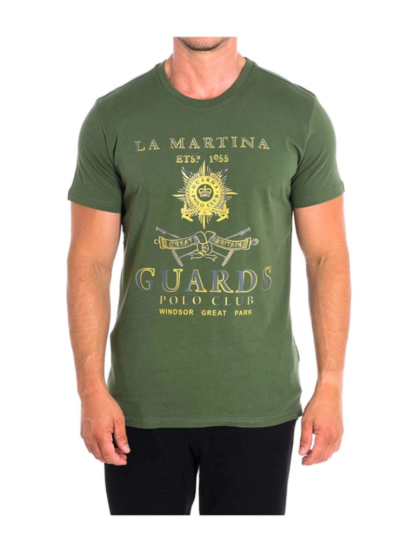 La Martina - T-Shirt Homem Verde Olive