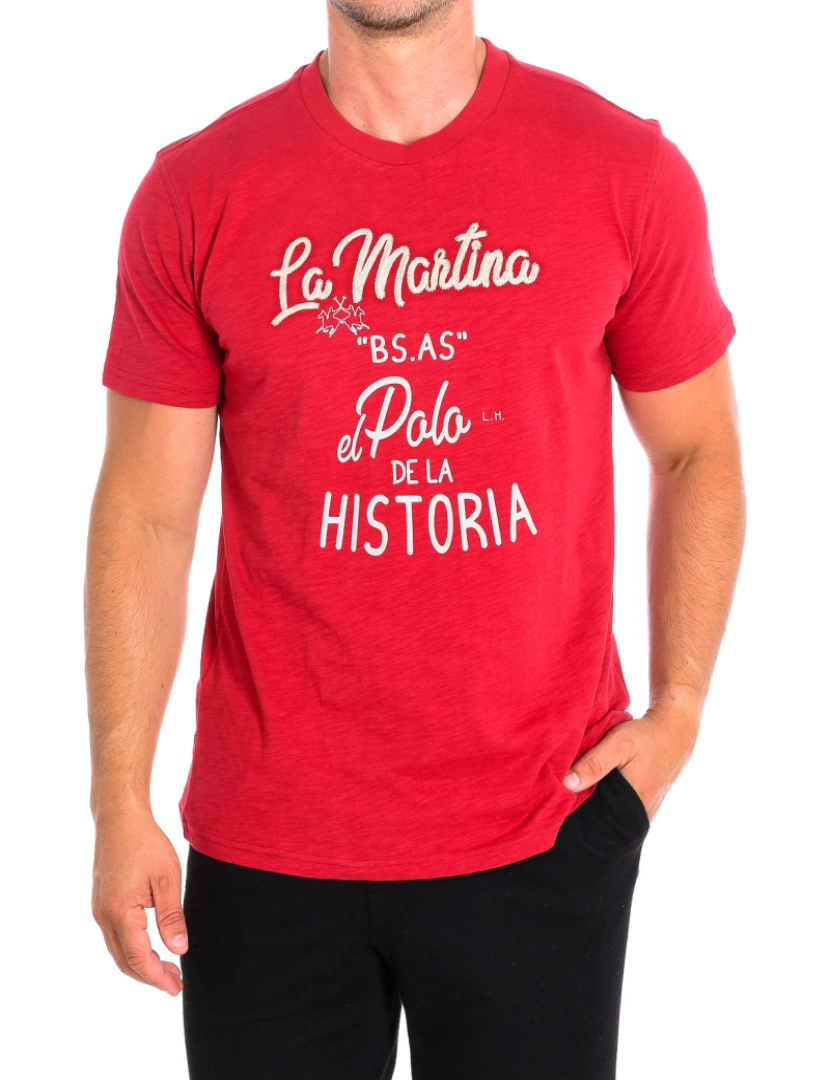 La Martina - T-Shirt Homem Vermelho