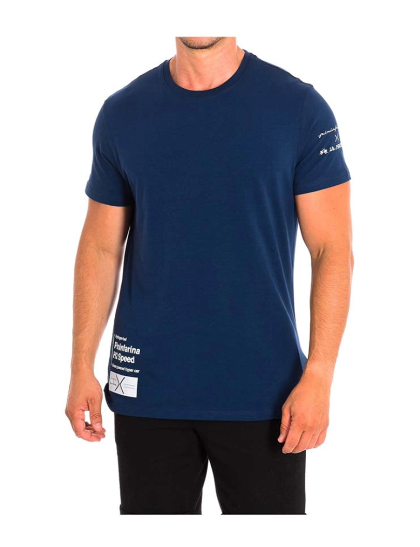 La Martina - T-Shirt Homem Azul Marinho
