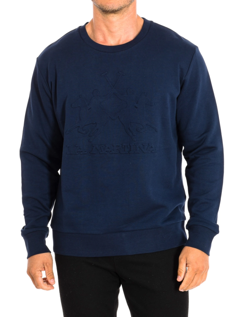 La Martina - Sweatshirt Homem Azul Marinho