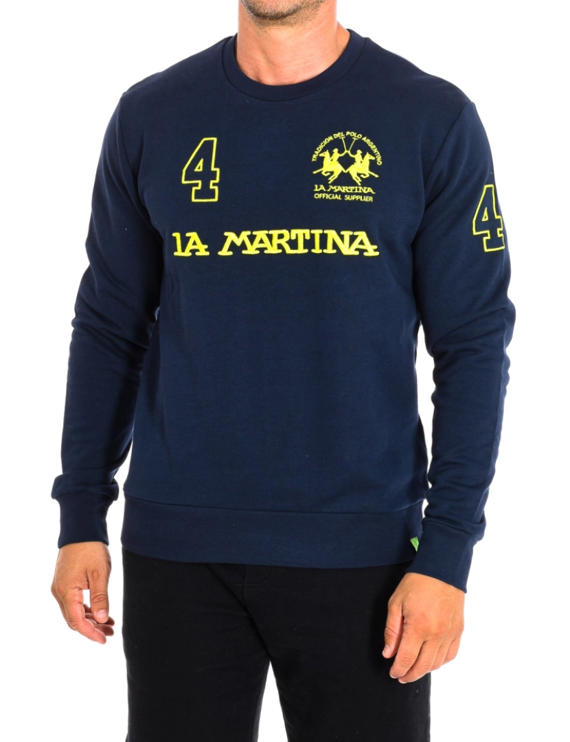 La Martina - Sweatshirt Homem Azul Marinho