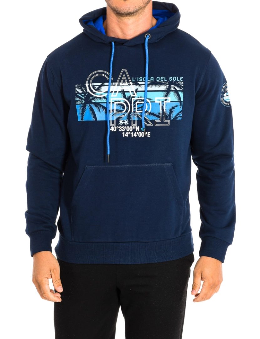 La Martina - Sweatshirt Homem Azul Marinho