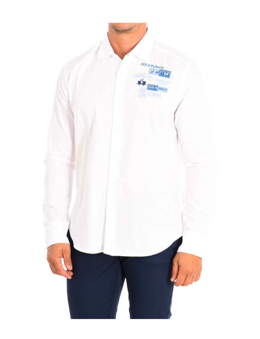 La Martina - Camisa Manga Comprida Homem Branco