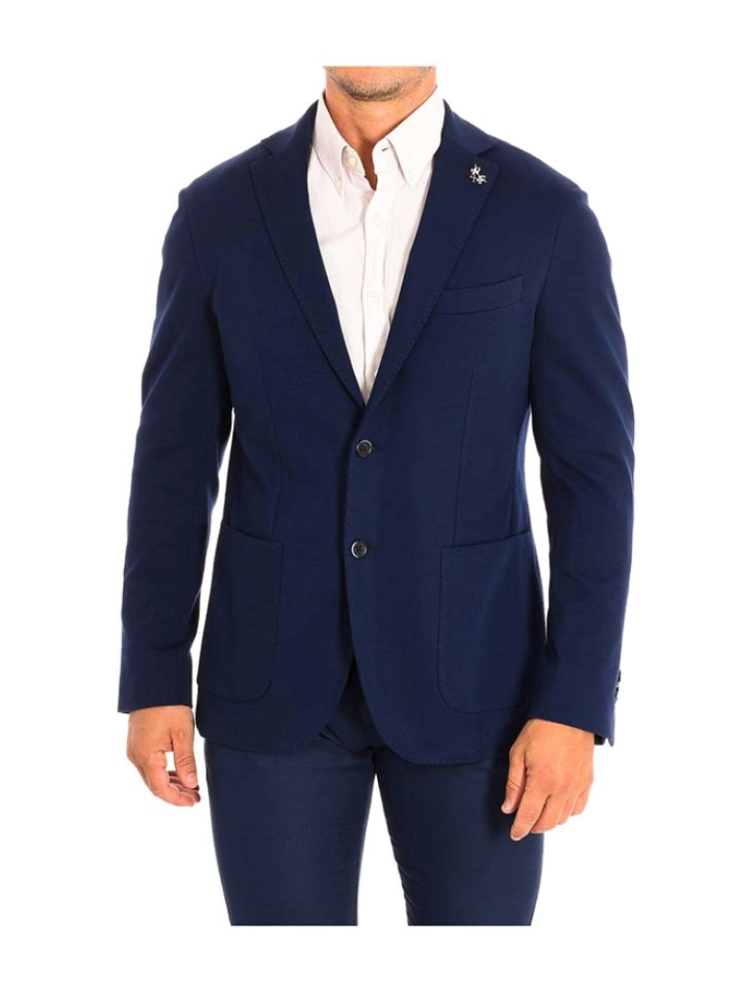 La Martina - Blazer American Homem Azul Marinho