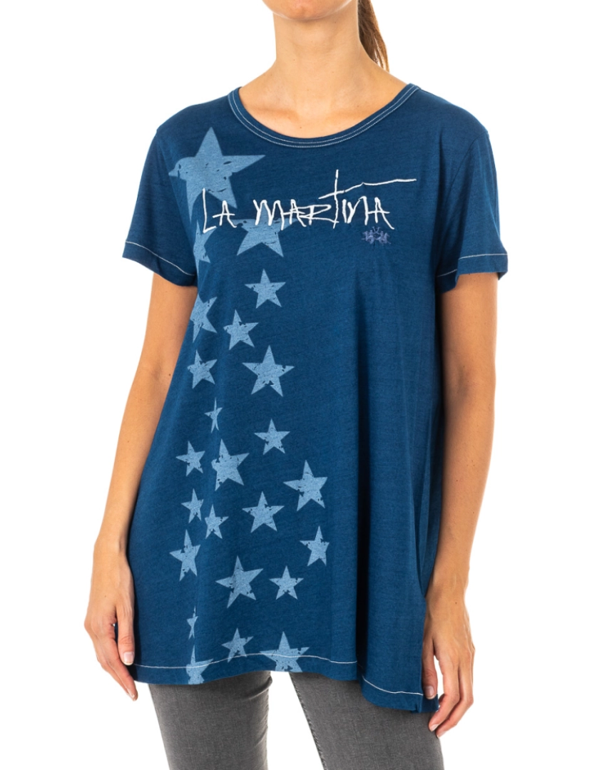 La Martina - T-Shirt Senhora Azul