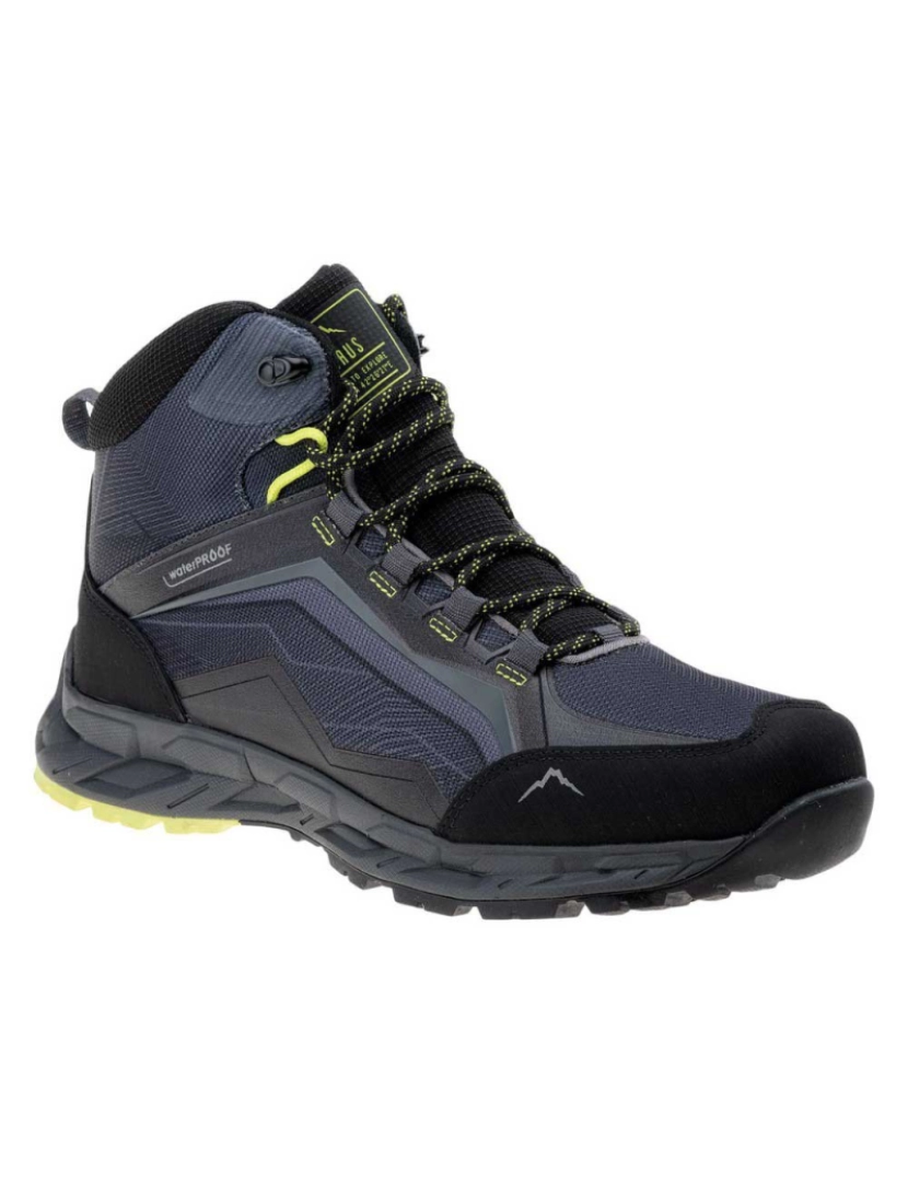 imagem de Elbrus Mens Embawa impermeável Mid Cut Hiking Shoes1