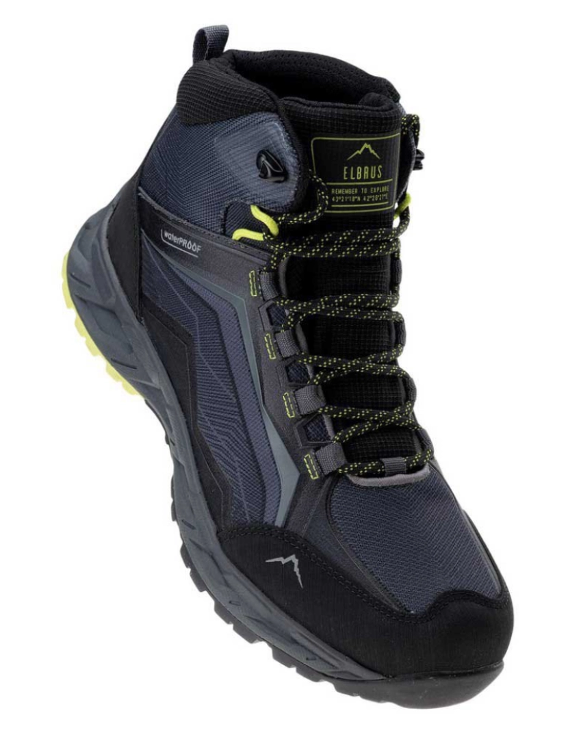 imagem de Elbrus Mens Embawa impermeável Mid Cut Hiking Shoes6